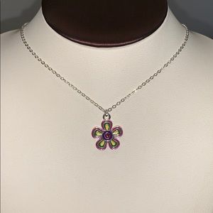 Stainless Steel flower choker chain